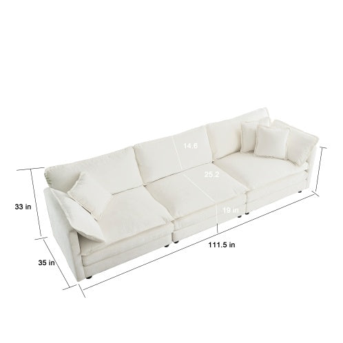 Chenille Pillow-top Sofa